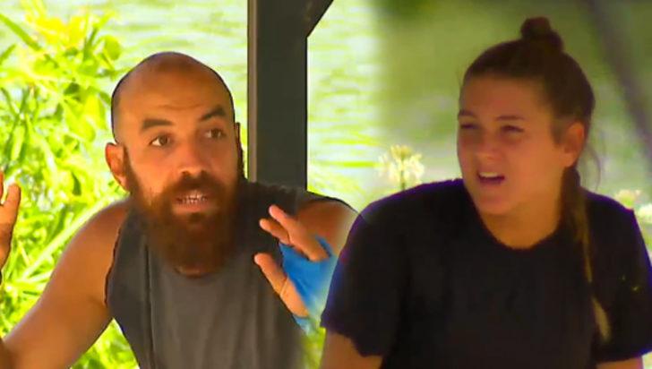 Survivor dokunulmazl�k oyununda Sercan ve Nisa gerilimi: K�t� insans�n�z