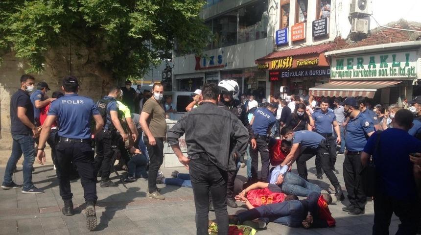 Kocaeli'de izinsiz George Floyd gösterisi! Çok sayıda gözaltı var