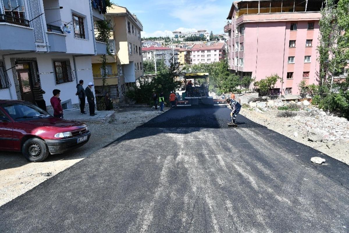 Mamak&rsquo;ta asfalt hamlesi