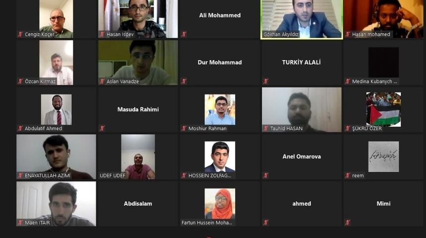 G&ouml;&ccedil; İdaresi M&uuml;d&uuml;r&uuml;, uluslararası &ouml;ğrencilerle &lsquo;online&rsquo; buluştu