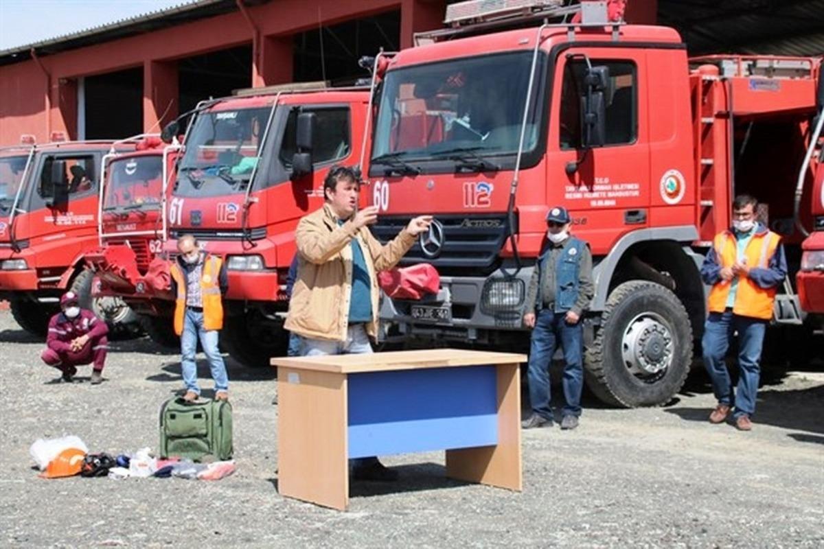 K&uuml;tahya&rsquo;da Orman Yangınlarıyla M&uuml;cadele Eğitimi