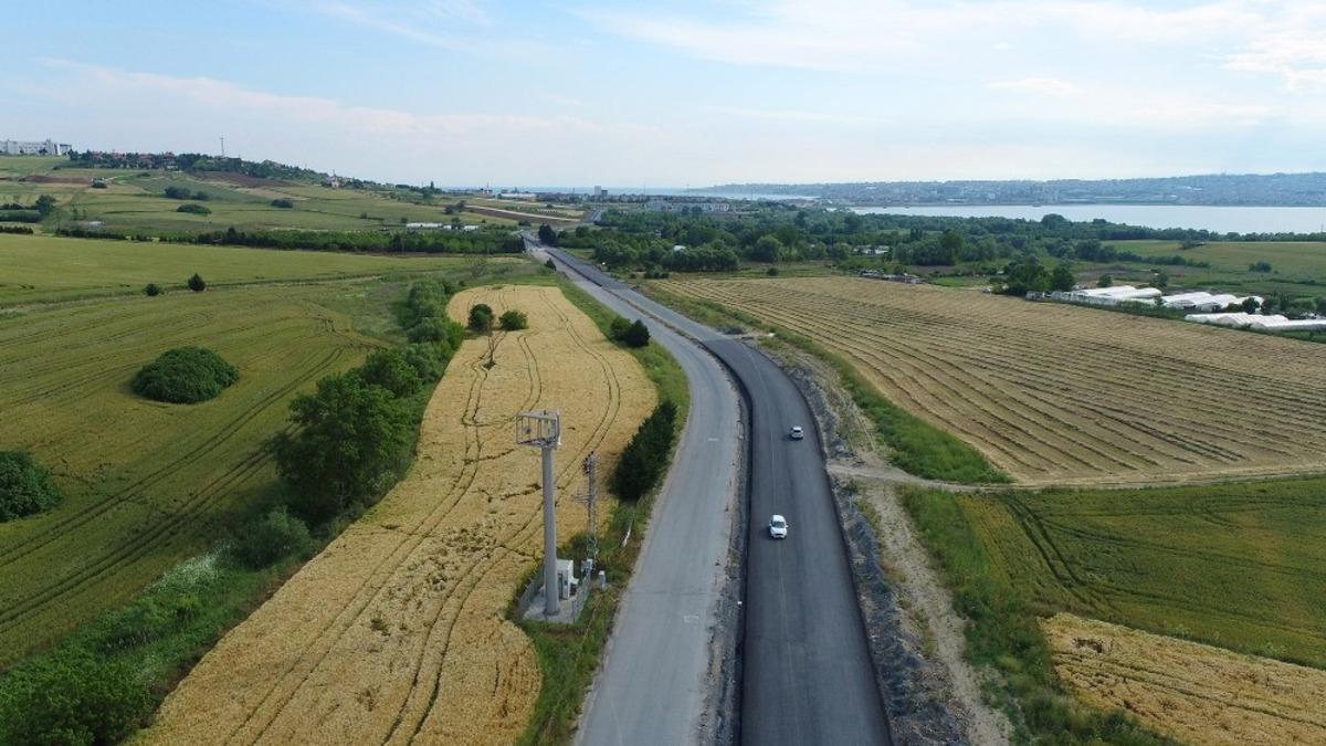 B&uuml;y&uuml;k&ccedil;ekmece - &Ccedil;akmaklı yolu tamamlanıyor