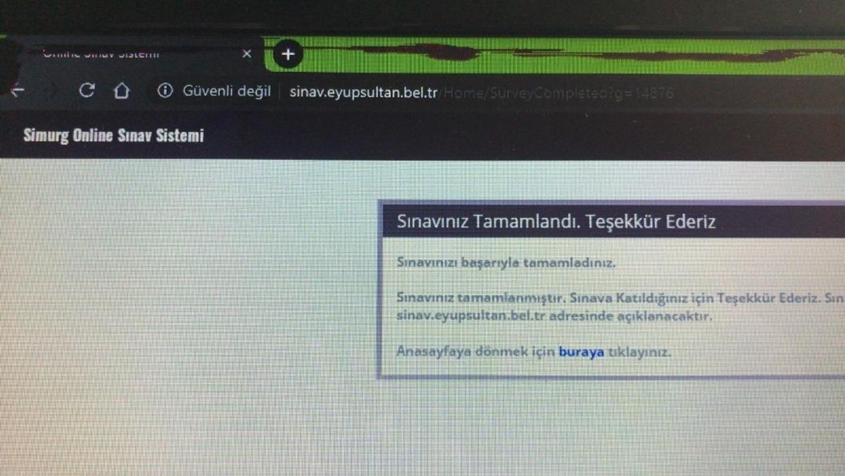 Ey&uuml;psultanlı &Ouml;ğrenciler AYT ve TYT ile kendilerini test ettiler