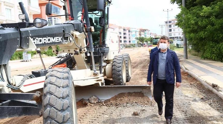 Başkan Dinçer altyapı çalışmalarını inceledi