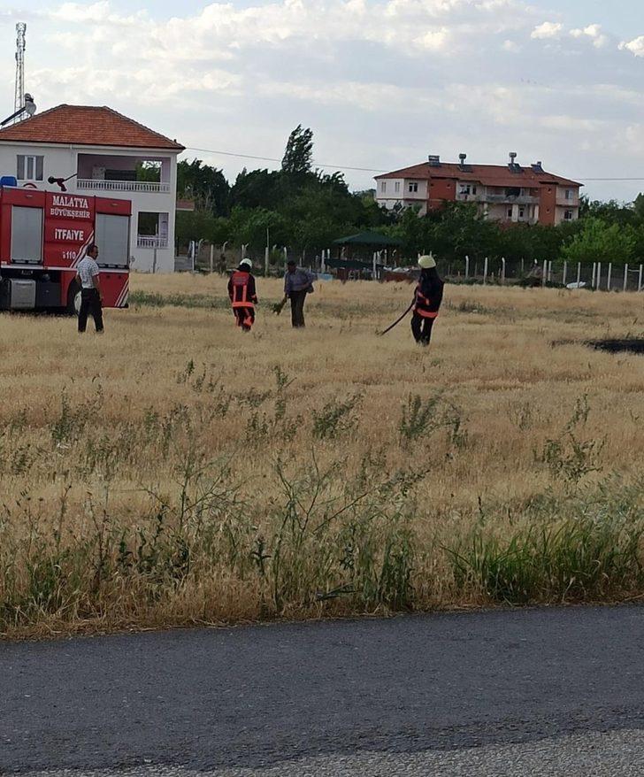 Anız yangını büyümeden kontrol altına alındı G1