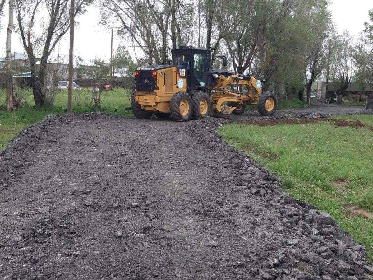 &Ccedil;aldıran Belediyesinden yol yapım &ccedil;alışması