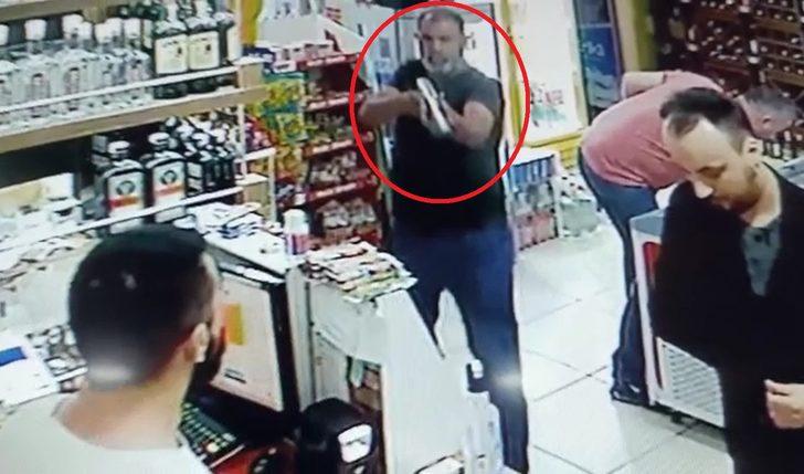 Tekel bayi işletmecisine müşterilerin gözü önünde kurşun yağdırdı G3