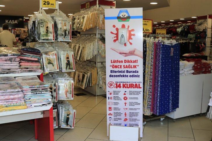 DTSO’dan iş yerlerine dezenfektan standı dağıtımı G4