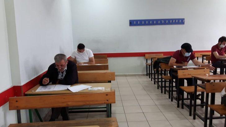 Sosyal mesafeli ilk sınav gerçekleştirildi G1