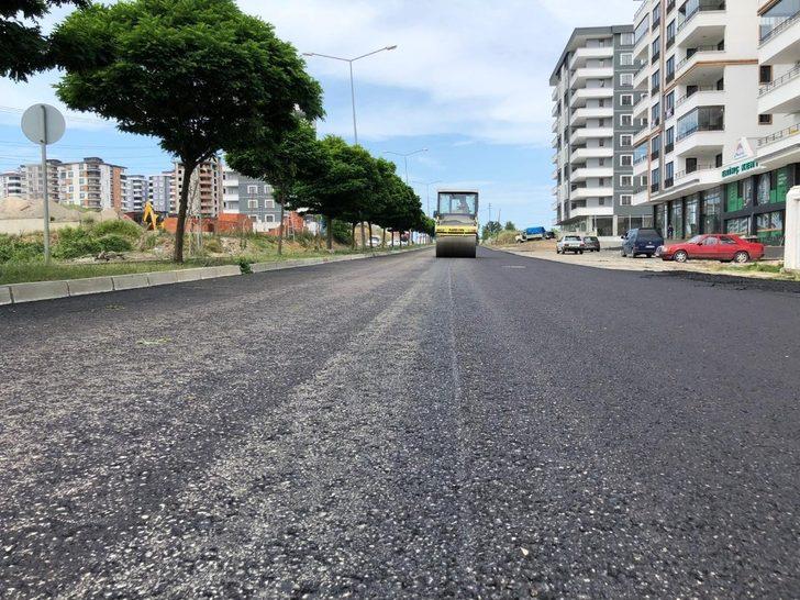 Polatlı Bulvarı’na 4 bin ton asfalt serildi G1