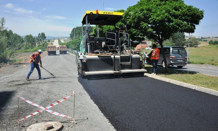 Polatlı Bulvarı’na 4 bin ton asfalt serildi G2