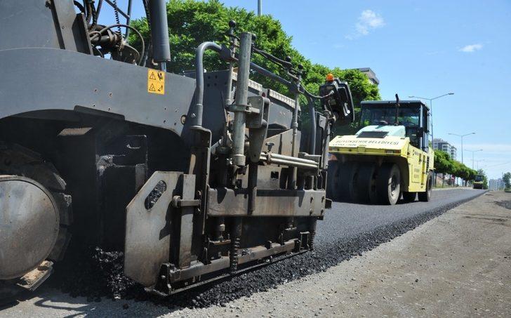 Polatlı Bulvarı’na 4 bin ton asfalt serildi G4