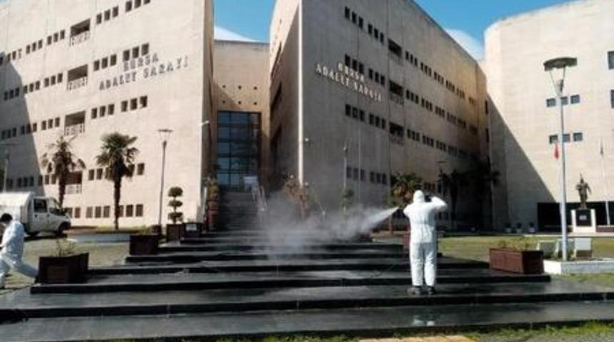 Bursa Adliyesi’nde koronavirüs alarmı! Karantinaya alındı