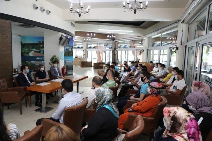 Sosyal tesis çalışanlarına dezenfeksiyon eğitimi G1