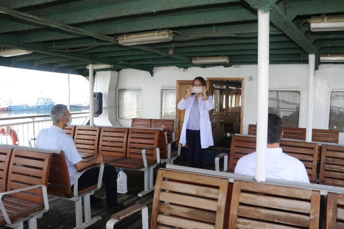 Kocaeli&rsquo;de deniz toplu ulaşım personeline hijyen eğitimi verildi