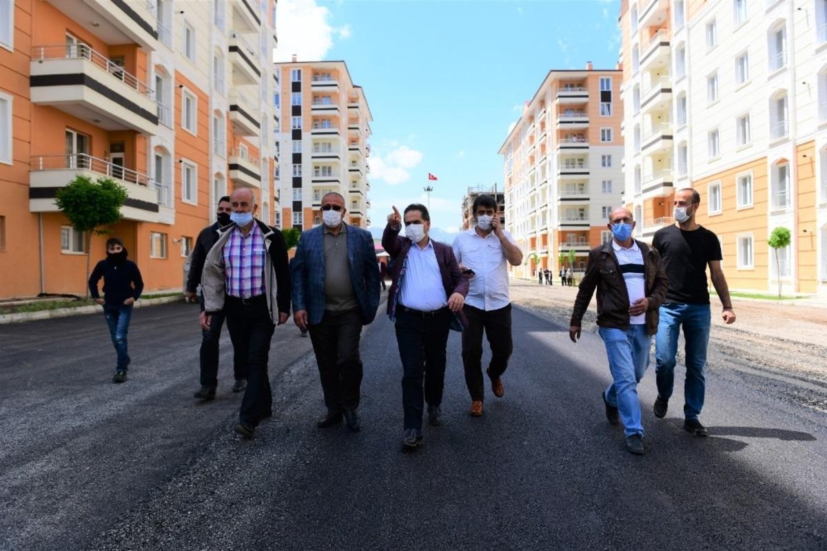 Hilalkent asfalta doydu