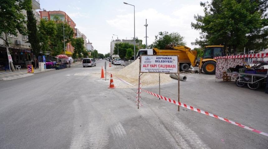 Bah&ccedil;elievler Mahallesinde altyapı &ccedil;alışması