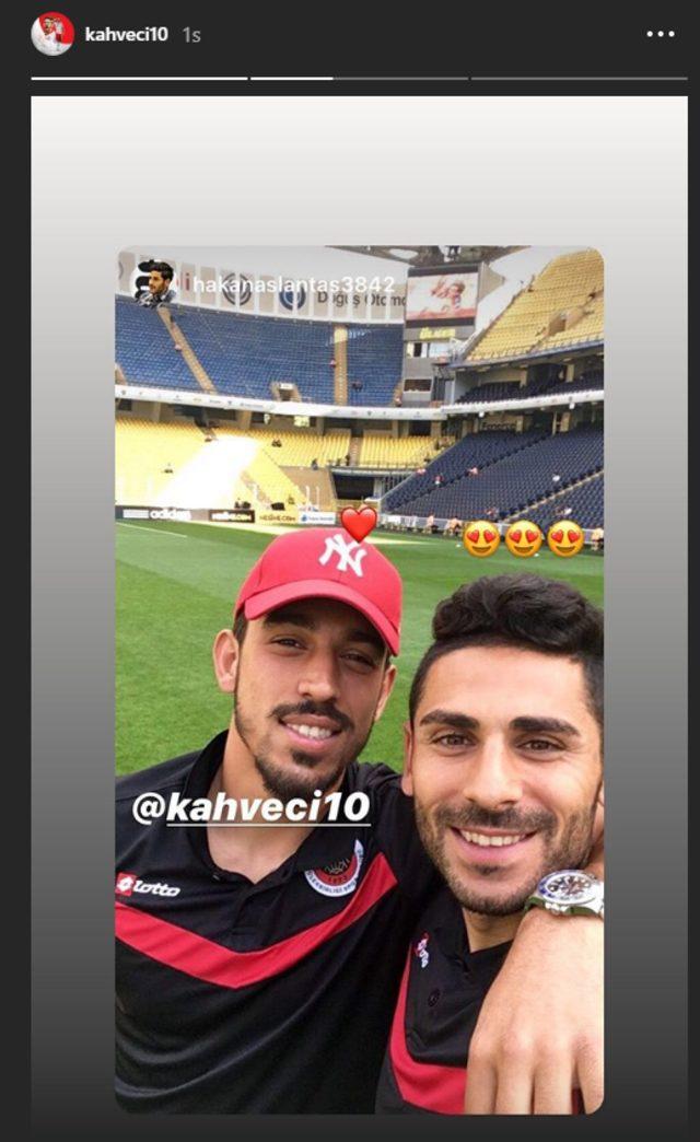 Başakşehirli futbolcu İrfan Can Kahveci'den paylaşım