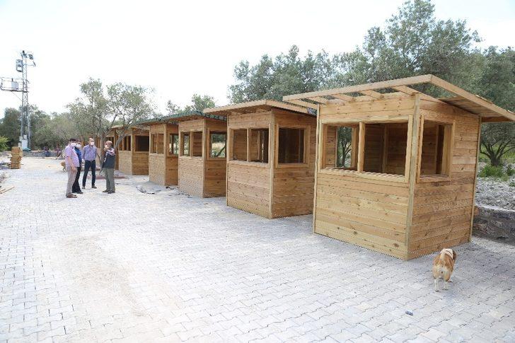 Antik kentin satış reyonları hazır G1