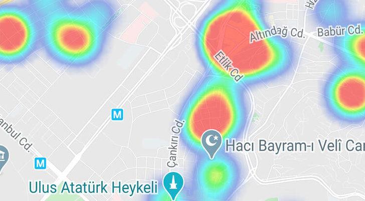 Ankara koronavirüs haritası yayınlandı! İşte Ankara'daki vaka değişimleri G2
