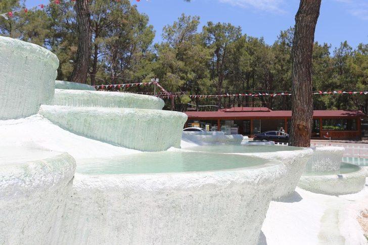 Dünyaca ünlü Pamukkale travertenlerinin benzeri Antalya’da G1
