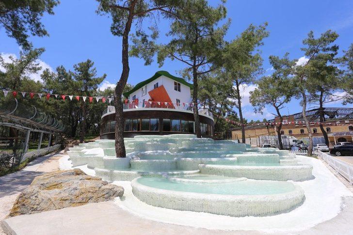 Dünyaca ünlü Pamukkale travertenlerinin benzeri Antalya’da G4