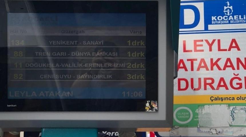 Yolcu Bilgilendirme Sistemi ile yolcuların i&ccedil;i rahat