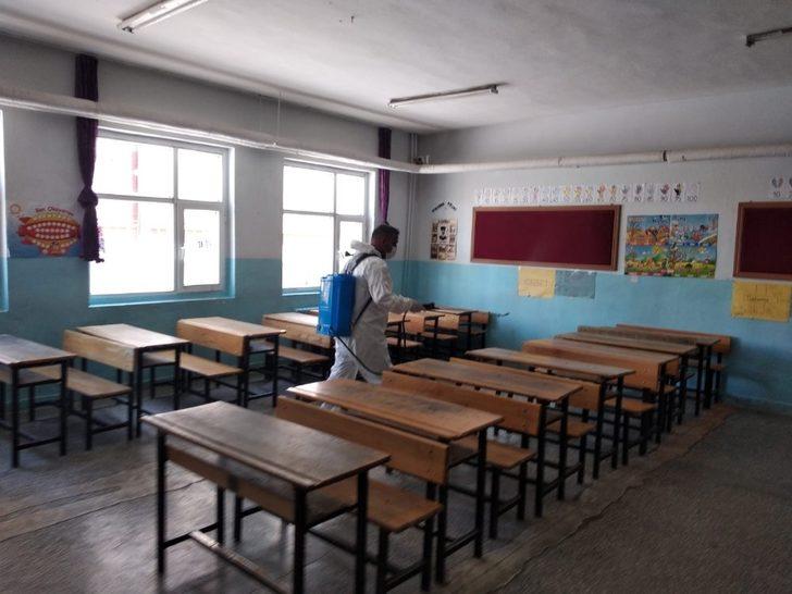 Kurtalan’da sınav öncesi okullar dezenfekte edildi G3
