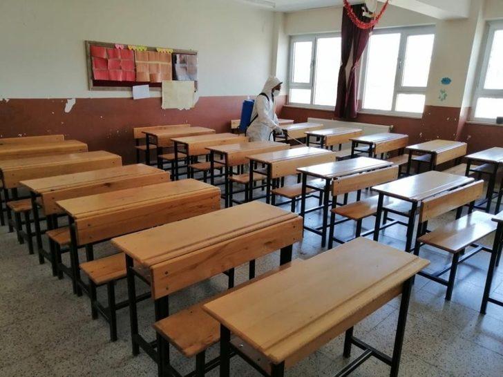Kurtalan’da sınav öncesi okullar dezenfekte edildi G4