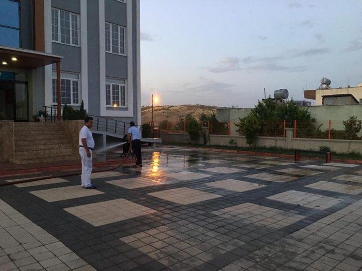 Kurtalan’da sınav öncesi okullar dezenfekte edildi G5