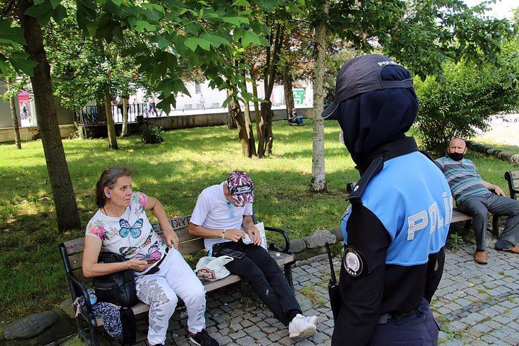 Polisi gören panikle maskeye sarıldı! G1