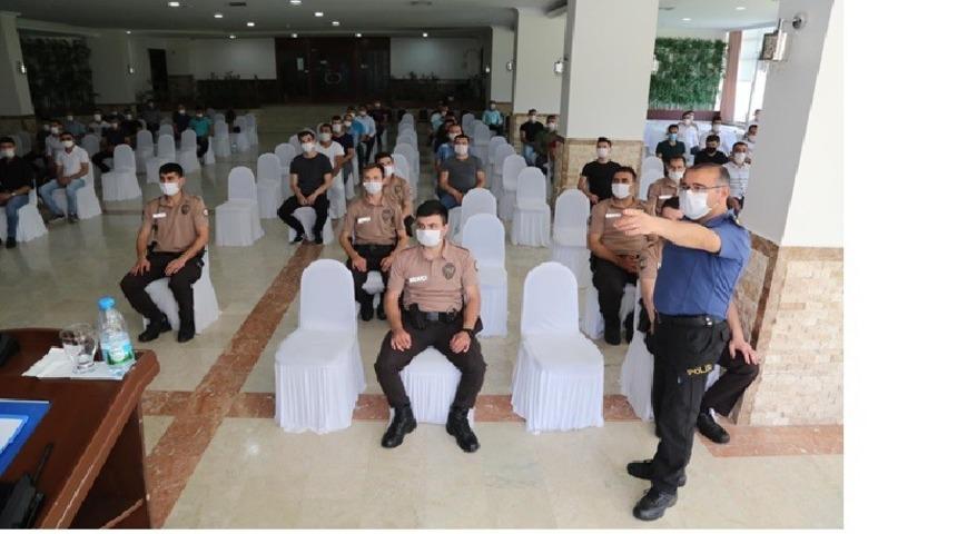 Çarşı ve mahalle bekçilerine hizmet içi eğitim verildi