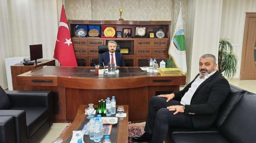 Başkan Özbek’ten Başkan Taş’a ziyaret