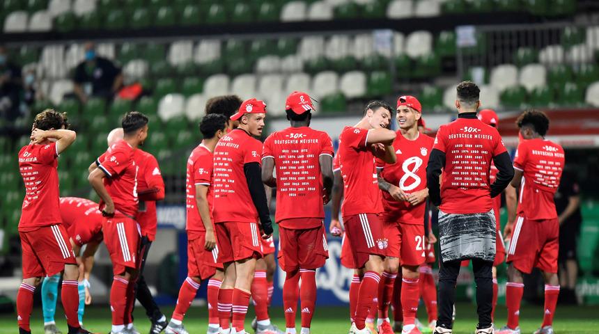 Bayern M&uuml;nih &uuml;st &uuml;ste 8. kez şampiyon oldu