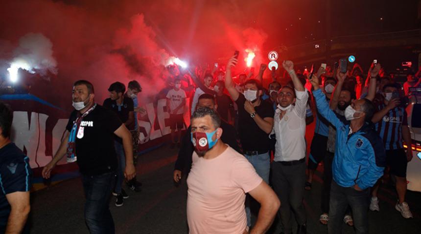 Trabzonspor'a coşkulu karşılama