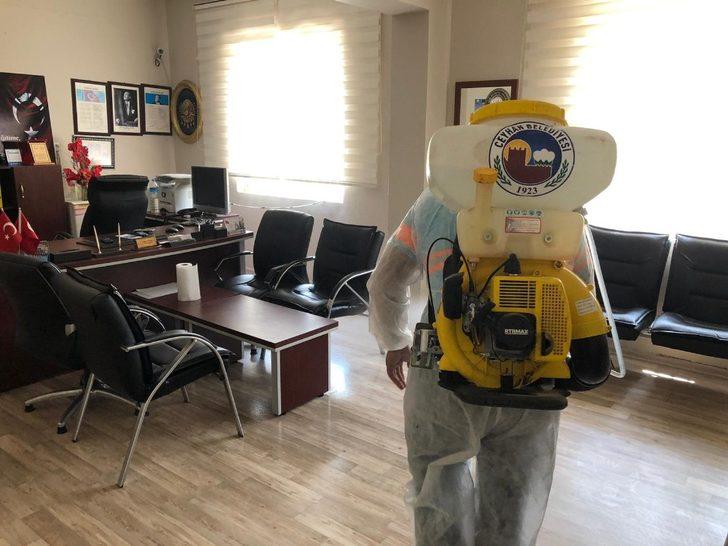 Ceyhan’da okullar sınavlar öncesi dezenfekte ediliyor G1