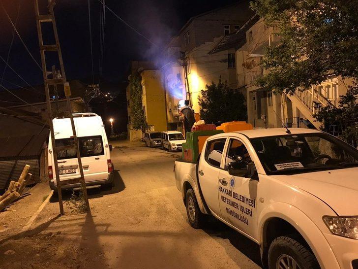 Hakkari’de sivrisinekle mücadele çalışması G3