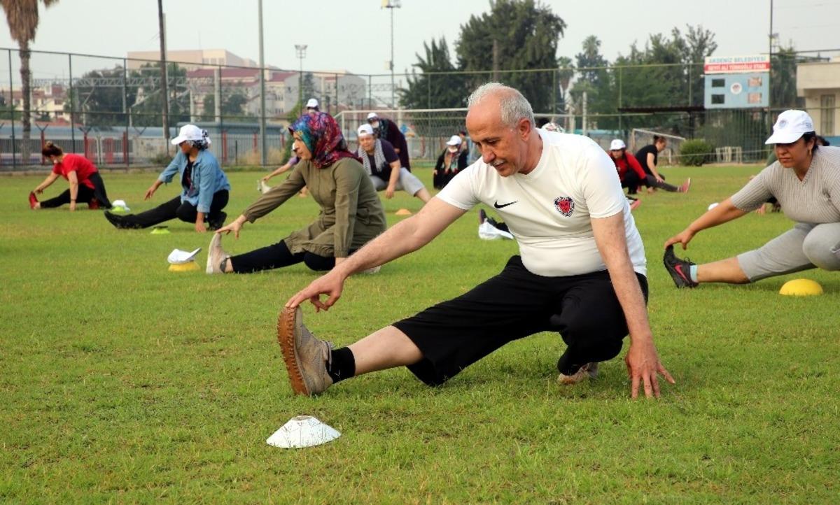 Başkan G&uuml;ltak, vatandaşlarla sabah sporu yaptı
