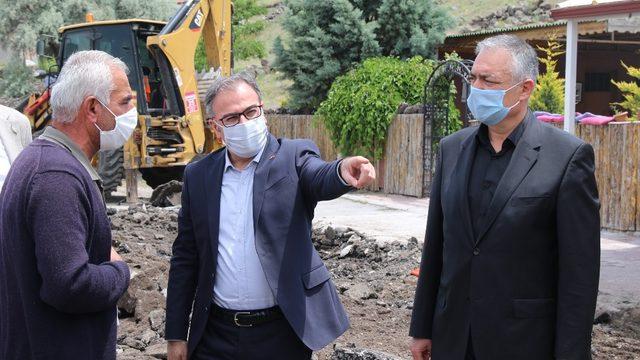 Özdoğan, Hacılar’ın dört bir yanında gayretle çalışıyoruz