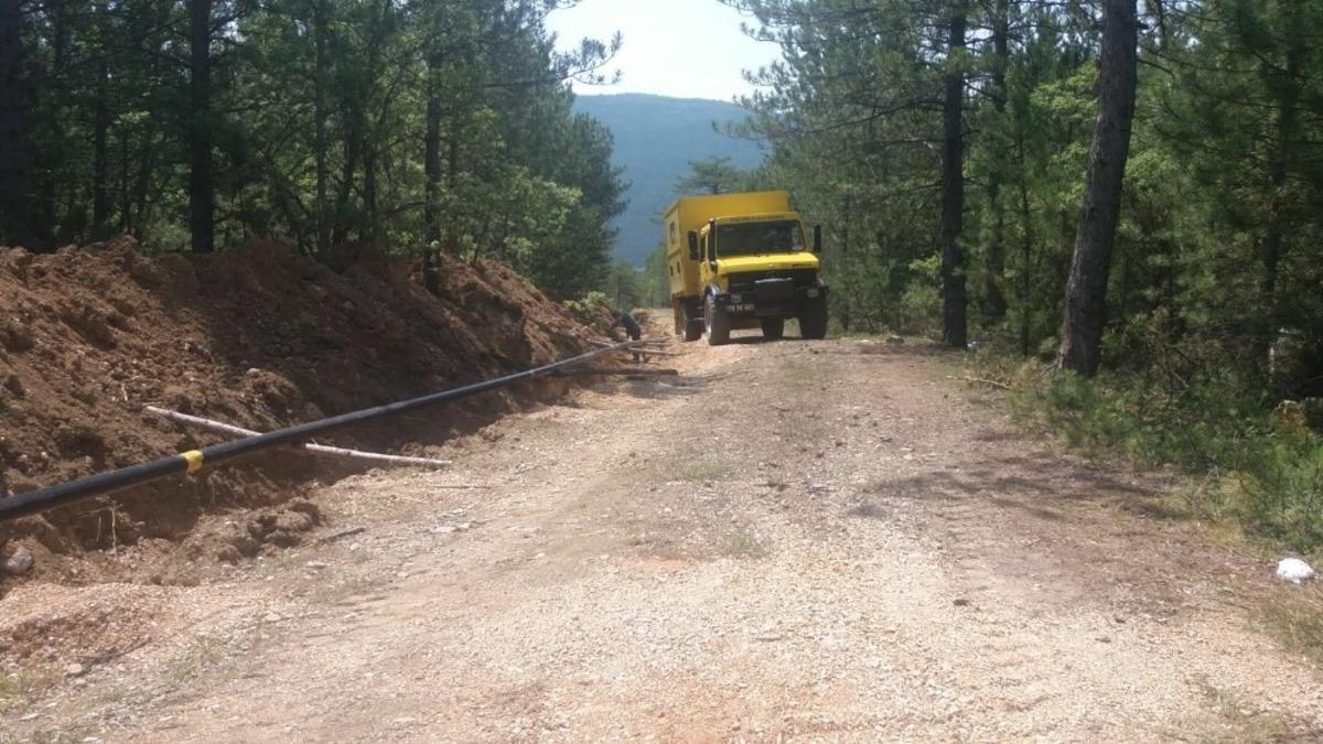 K&ouml;ylerde altyapı &ccedil;alışmaları devam ediyor