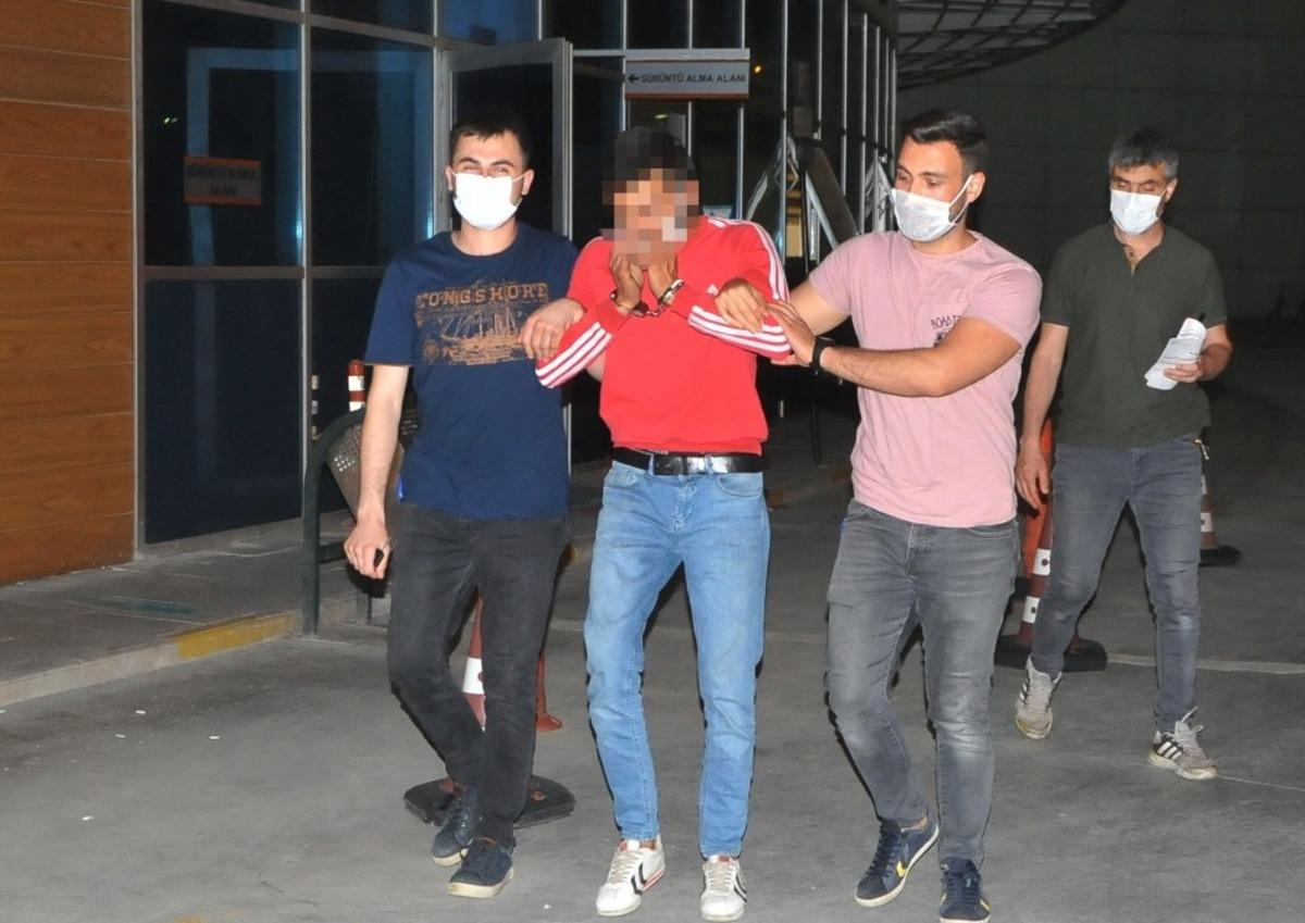 Hurda sarı musluk hırsızlığı zanlısı yakalandı