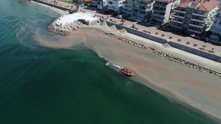 Marmara Denizi'nde korkutan görüntü! Renk değiştirdi G4