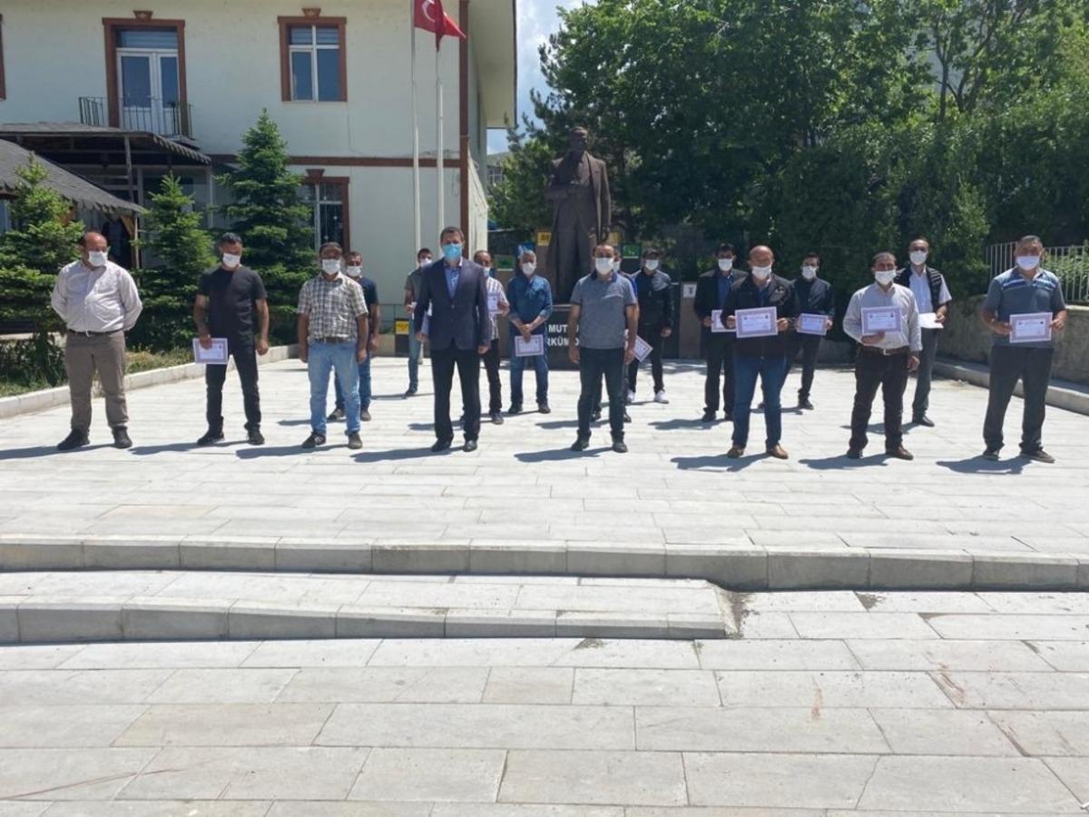 Sosyal Vefa Destek Grubuna başarı belgesi verildi