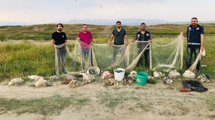 Kaçak avcılara 18 bin 600 lira para cezası