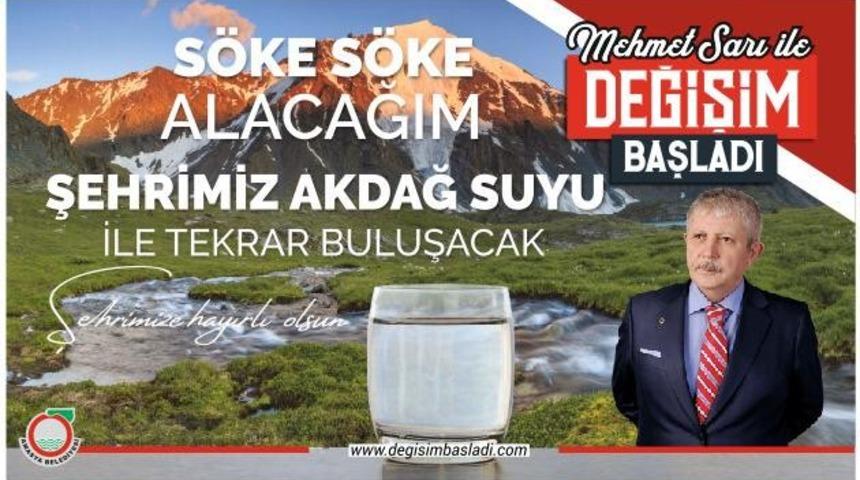 Dip: "Amasya halkının hakkı olan Akdağ suyunu söke söke alacağız"