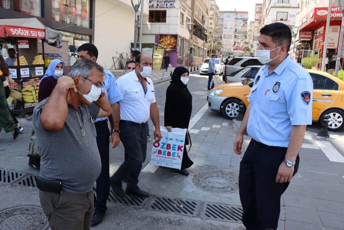 Şanlıurfa&rsquo;da maske takmayan vatandaşlar uyarıldı