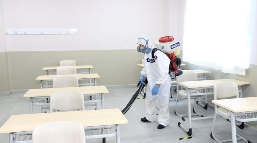 Kocaeli&rsquo;de LGS sınavı i&ccedil;in okullar dezenfekte ediliyor