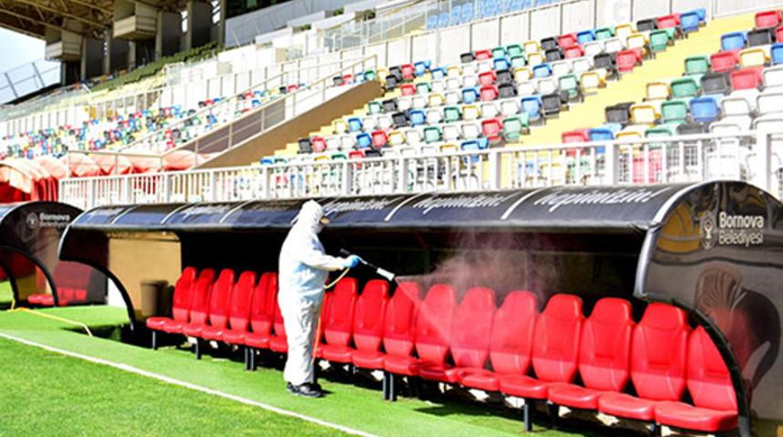 Bornova Stadı maçlara hazır