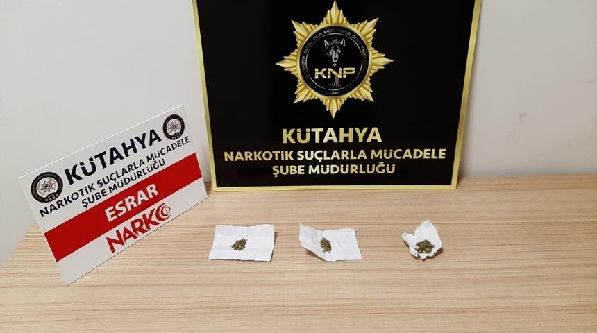 Kütahya’daki uyuşturucu operasyonuna 2 tutuklama
