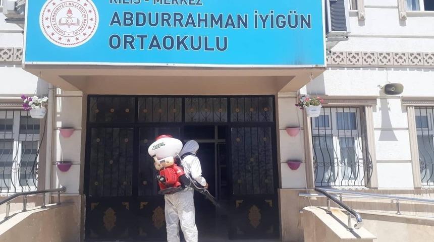 LGS sınavı yapılacak okullar dezenfekte edildi